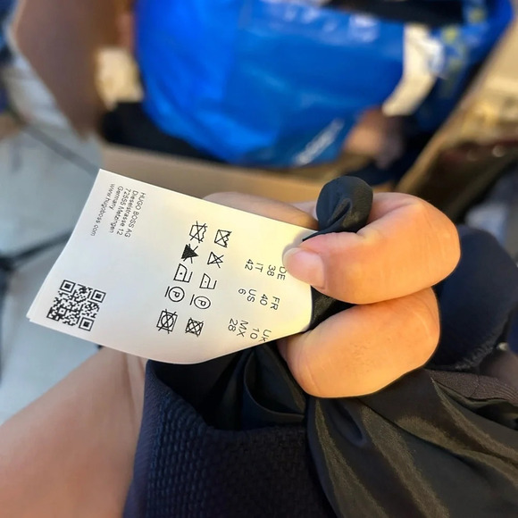 Hugo Boss Navy Blue Career Sheath Dress - Picture 4 of 6